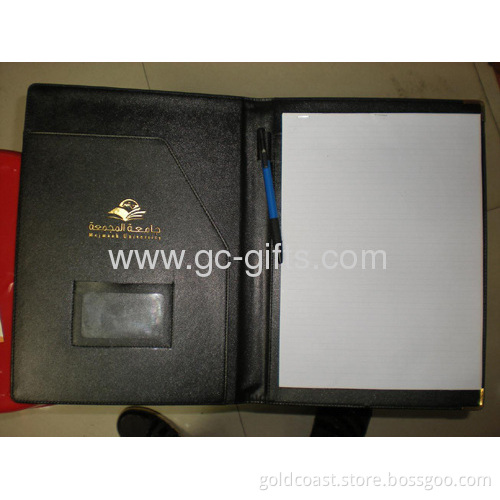 Promotional A4 Sized Black Portfolio